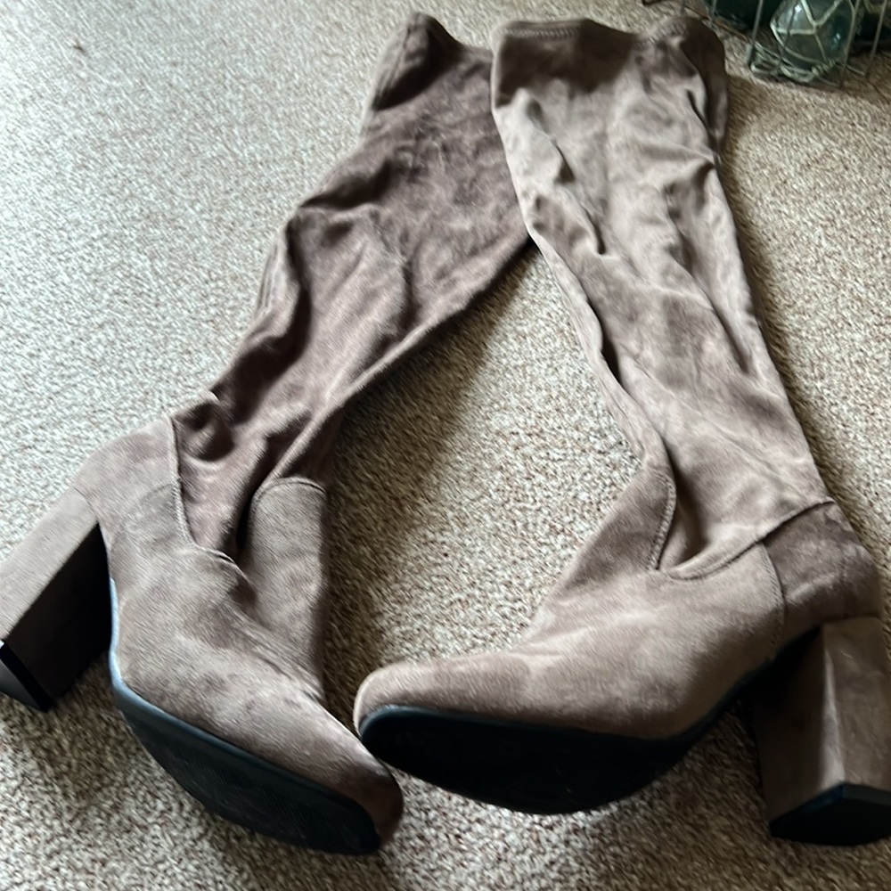 Carlos Santana over the knee boots